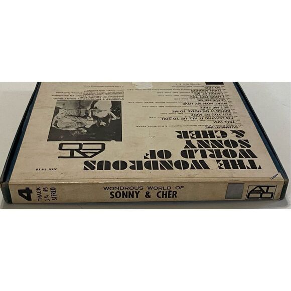 The Wondrous World of Sonny & Cher -Stereo ATCO 4 Track 3 3/4” IPS Reel - Picture 5 of 6